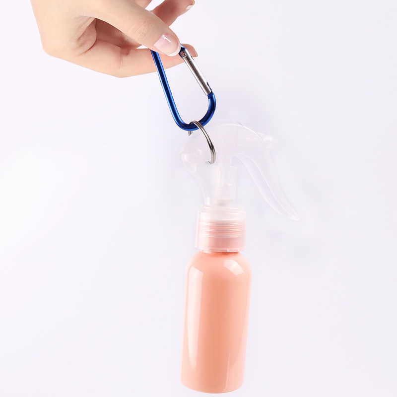 60ml Empty Refillable Press Spray Bottle / Plastic With Hook Essential Oils Liquid Bottles / Traveling and Outgoing Portable Container