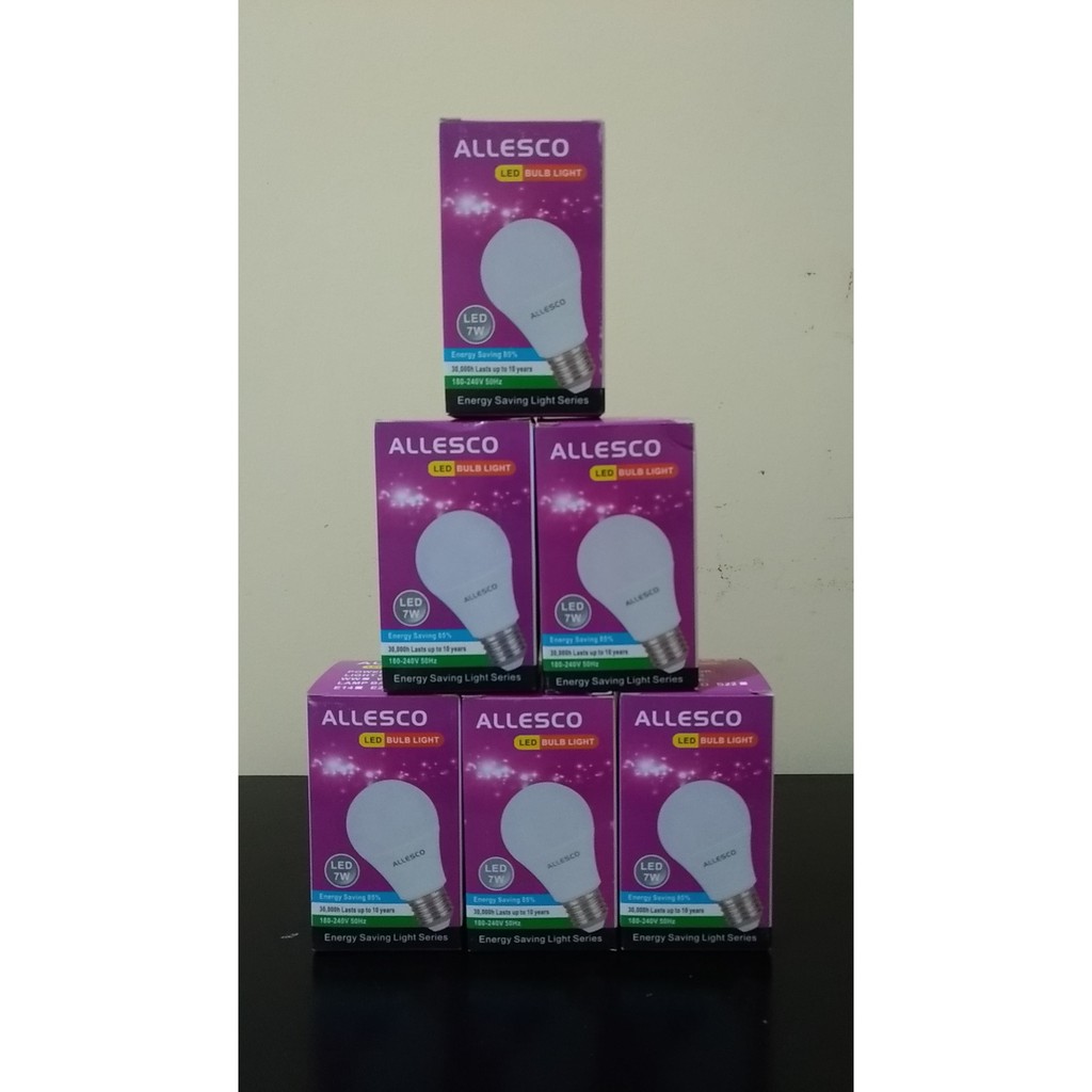 [WS] Lampu Bohlam LED Allesco 3/5/7/9/12/15 watt