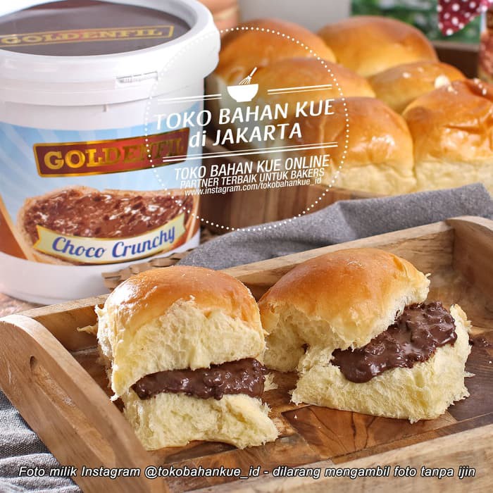 

Selai Coklat Goldenfil Chocolate Spread Premium Import 1 pail (1kg)