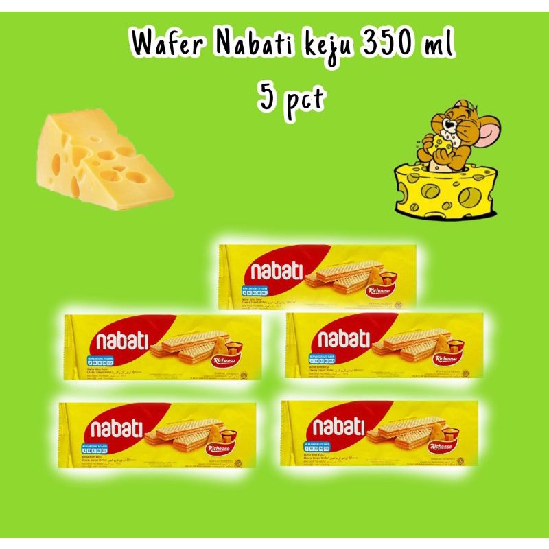 

WAFER NABATI KEJU 130 gr 5 PCT / WAFER NABATI MURAH / WAFER MURAH / WAFER KEJU MURAH / WAFER GROSIR / WAFER ECER / GROSIR WAFER / NABATI WAFER