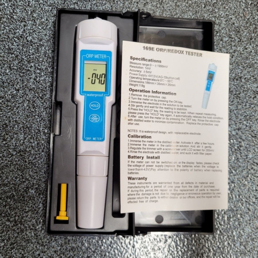 Digital Water Orp Meter Tester Pen Tester Ukur