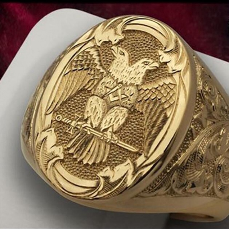 Men's Fashion Vintage Eagle Ring Party Jewelry Accessories