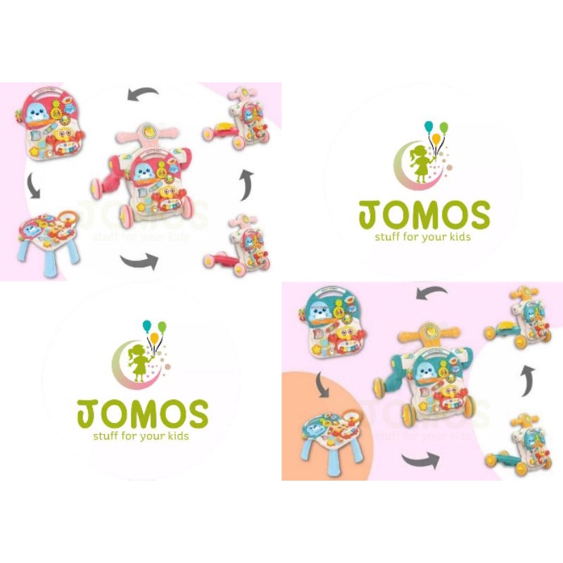 MASTELA Activity Push Music Walker 5 in 1 Alat Belajar Jalan Bayi