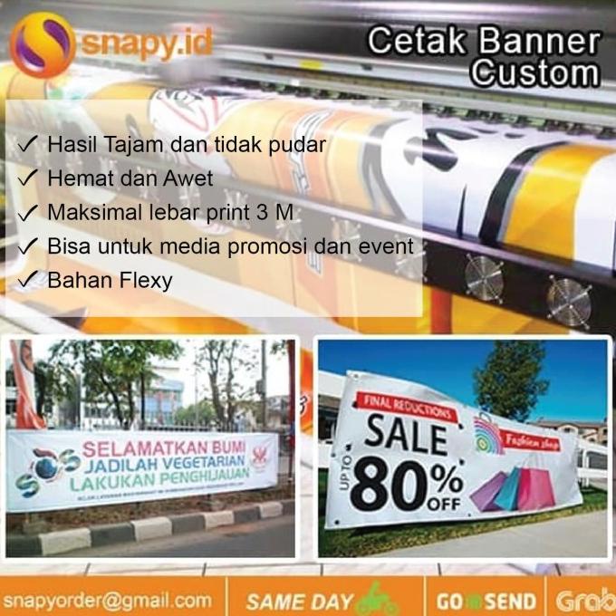 

CETAK SPANDUK / BANNER MURAH FLEXI 280 snapy90 Diminati Banget