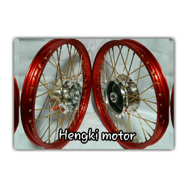 Velg vixion old jari2 gold velg merah