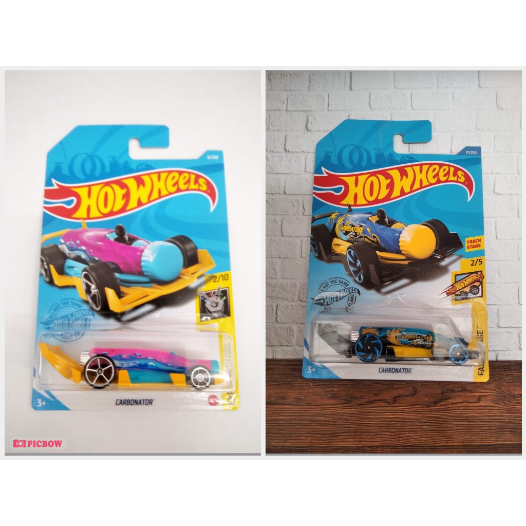 Diecast Hot Wheels CARBONATOR Biru Pink HW Hotwheels Mobil Mainan Anak