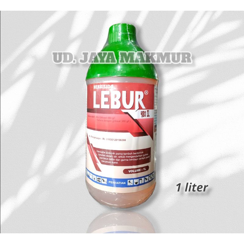 OBAT RUMPUT / LEBUR 480 SL 1 LITER /HERBISIDA / OBAT RUMPUT MATI SEAKARNYA / LEBUR 1 LITER