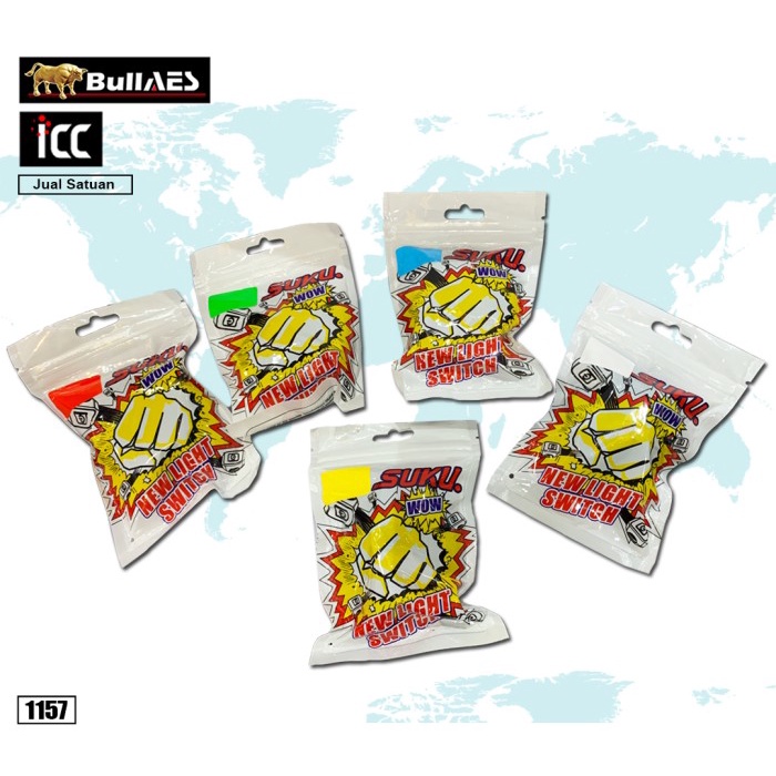 Saklar Stang On Off NLS Indikator LED merk Bullaes