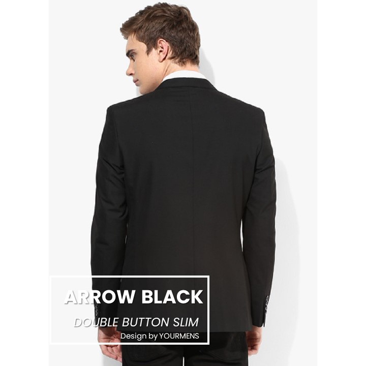 BLAZER PRIA SLIMFIT KEREN ARROW BLACKSTYLE HIGH TWIST ORIGINAL NIKAYU