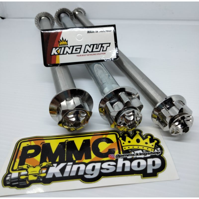 As Roda RX-KING Set Depan, Belakang & Swing Arm Probolt Stainless Steel Thailand