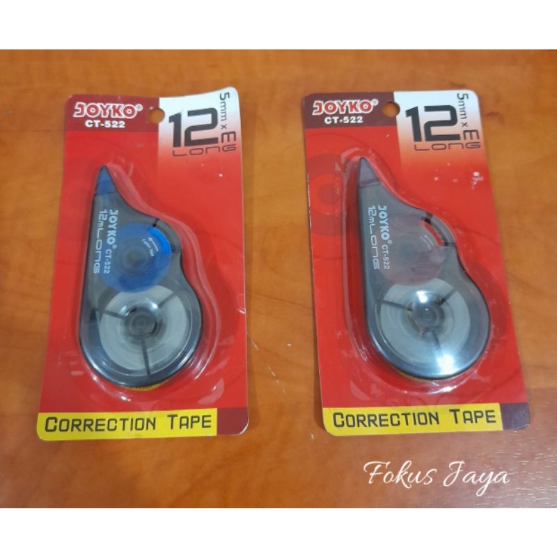 

Correction Tape/ Tipx Kertas / Pita Koreksi Joyko CT-522