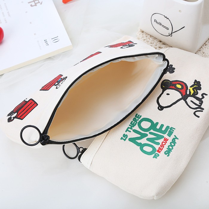 

Gilaa!!! Kotak Pensil Kain Snoopy & Friend Sk0043 Hemat
