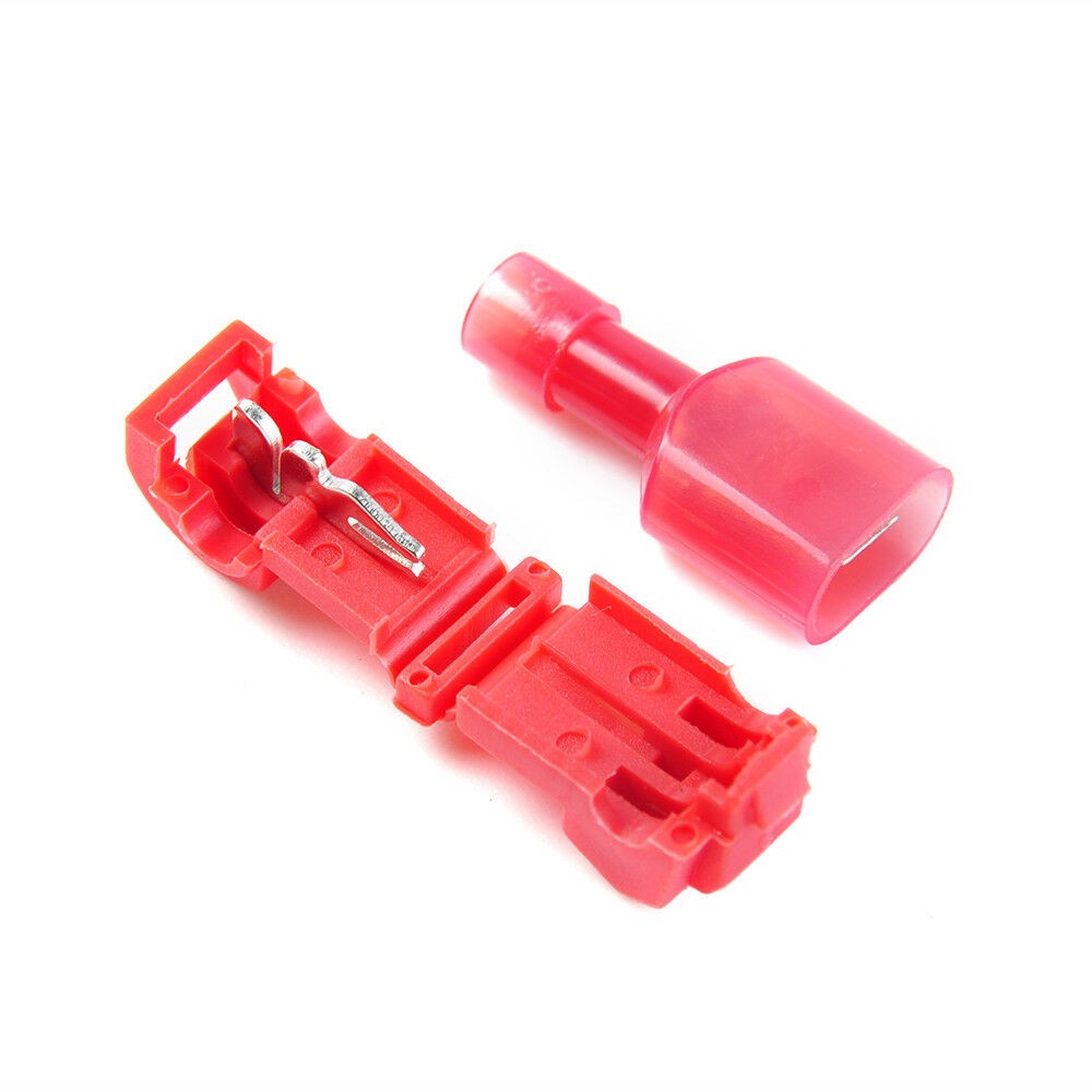 Kabel Jumper Wire Konektor  T Merah 0.3-1mm2 Terminal Scotch Lock Connector Quick Splice Crimp