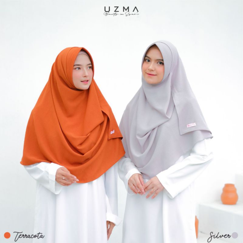 Pasmina pet Aisha Standar Uzma Hijab standart khimar bergo kerudung jilbab syari instan premium diam