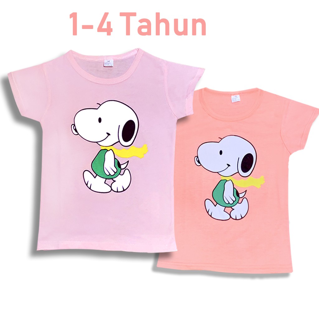 [PERSEDIAAN] Snoopy Kemeja Cewek Baju Anak laki laki