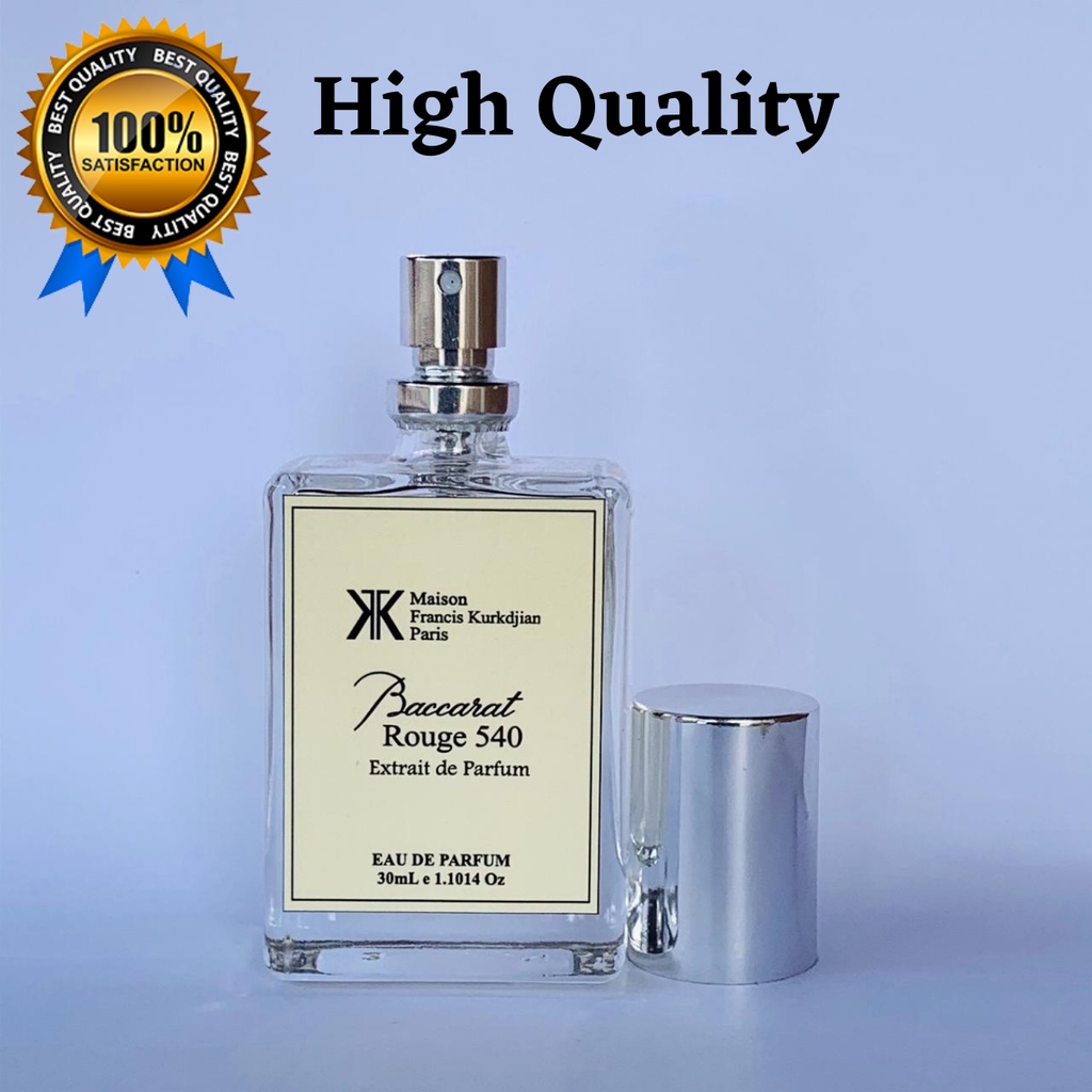 Parfum Super Dupe Baccarat Rouge540 30ml edp. Parfum Wanita High Quality.