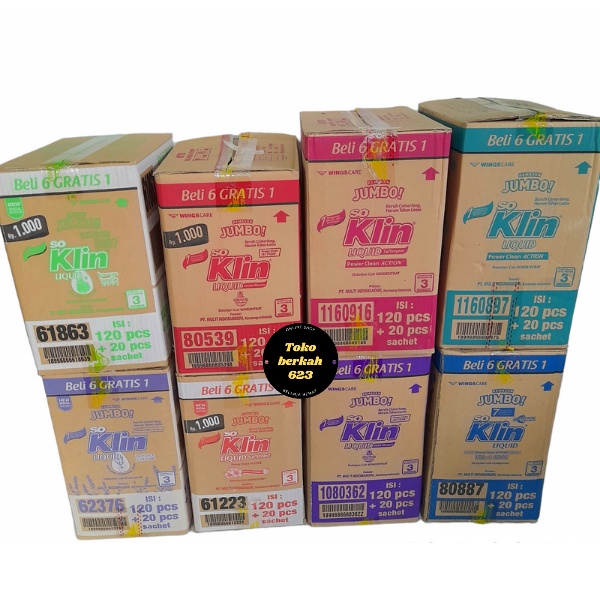 1 DUS SOKLIN LIQUID CAIR JUMBO Isi 130 - 140 Sachet