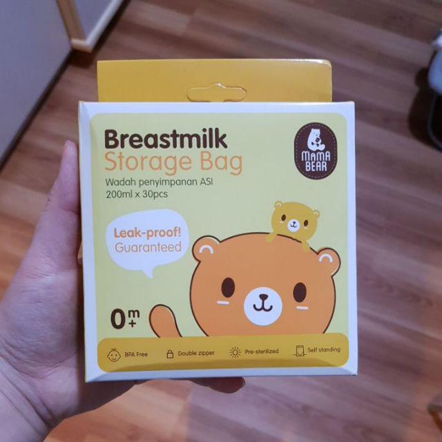 Mamabear - Kantong ASI 200 ML (Breastmilk Storage Bag