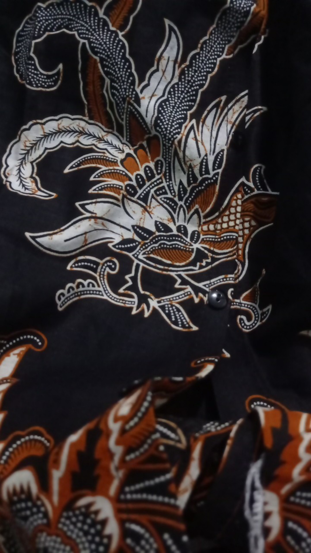 New Atasan Batik Pria Lengan Panjang Kenongo Hem Padi Pekalongan M L Xl Xxl