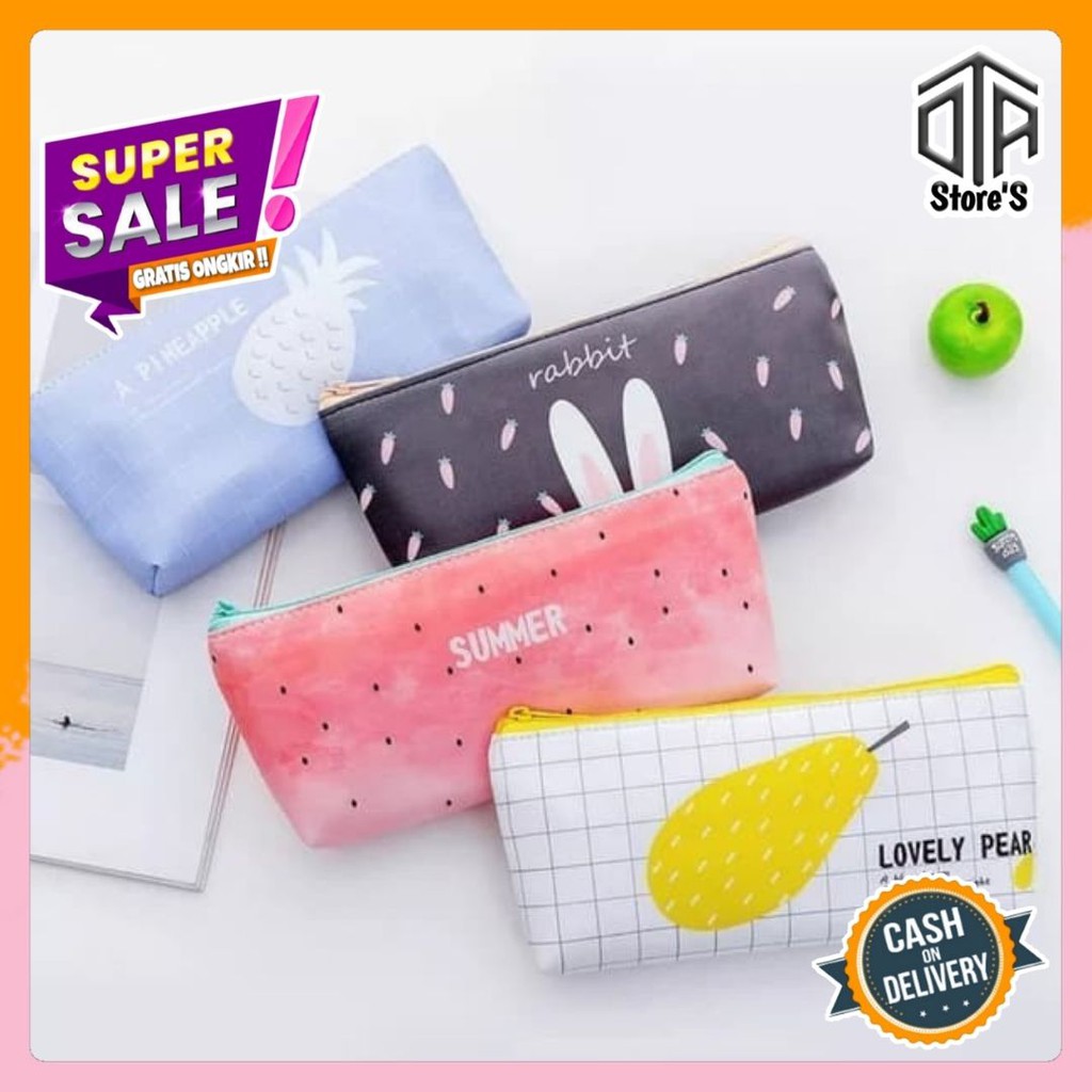 

Tempat Alat Tulis Kotak Pensil Kelinci Buah Terbaru Lucu Anak Cewek Menarik Unik Serbaguna