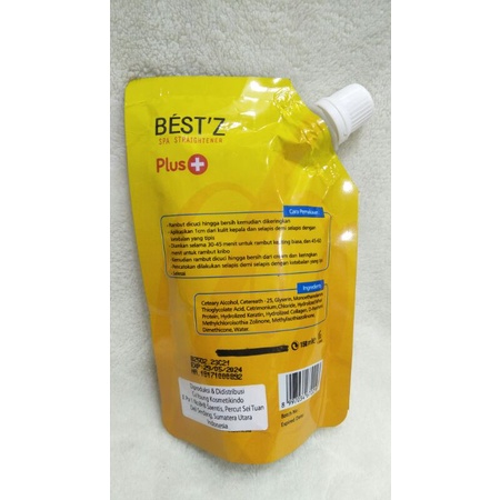 Best'z Only One Step 150GR/Hair Spa One Step/Pelurusan Rambut Sekali Pakai/Cream Rebonding Rambut/Smoothing keratin/Obat Pelurusan One Step