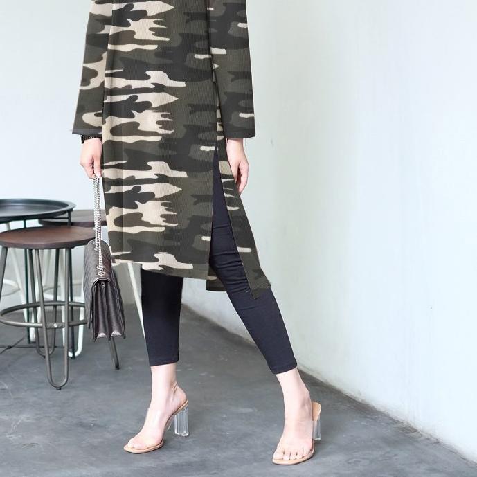 Tunik Loreng Army Lengan Panjang SIze XL