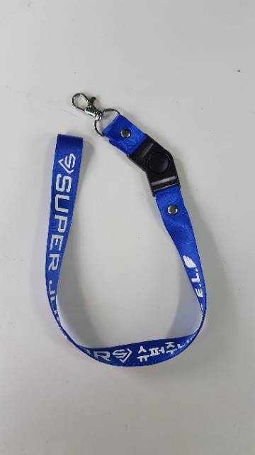 SUPER JUNIOR CONTINUE LANYARD GANTUNGAN TALI LANYARD ID CARD KEYRING KEYCHAIN KPOP