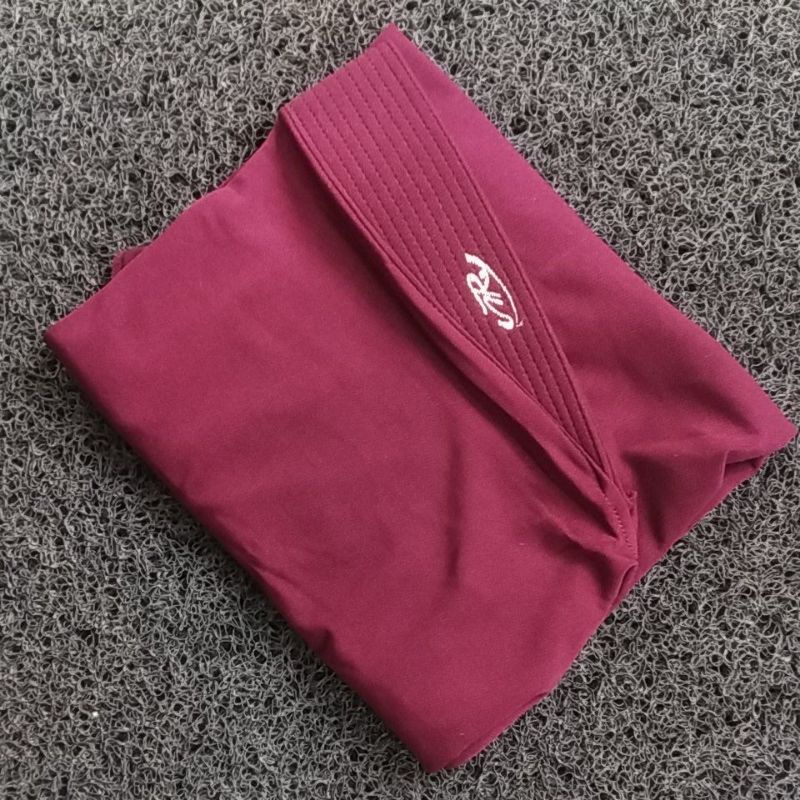 069 JUMBO SYAR'I ORI AREY HIJAB | JILBAB INSTAN KERUDUNG ORIGINAL-Moroon
