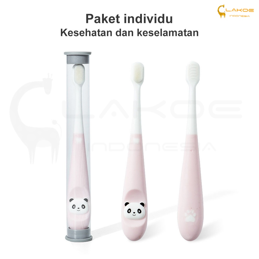 LAKOE Sikat gigi anak bayi kids training toothbrush untuk 2-12 Tahun