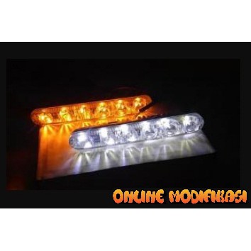 DRL LED Terang Sein Drl 12 Led MODEL FORTUNER TERANG | LED DRL LAMPU SEIN