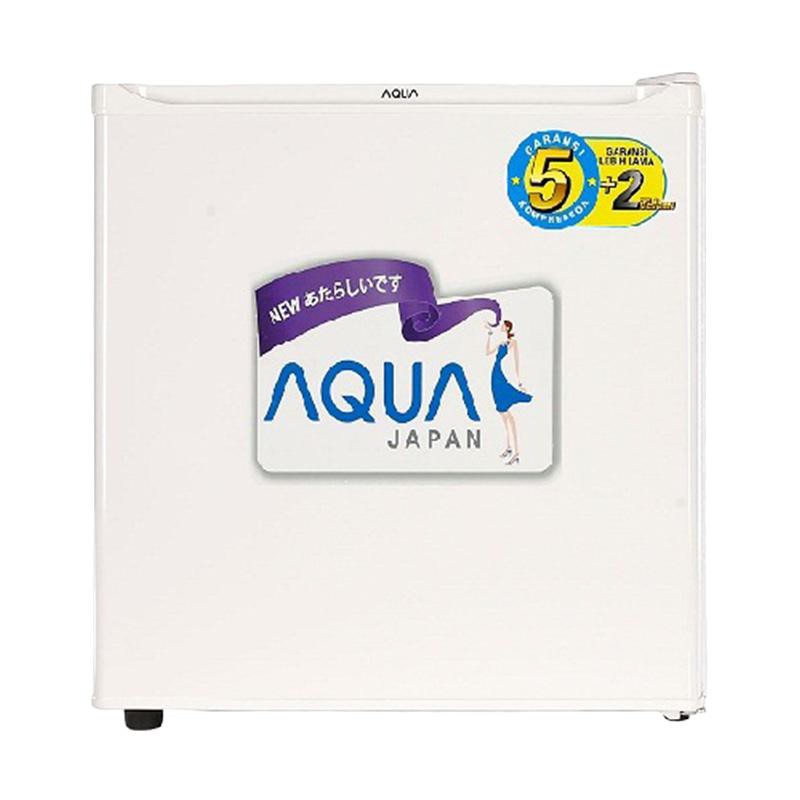 AQUA Kulkas 1 Pintu AQR-D50F(W) Putih - Kapasitas 47L