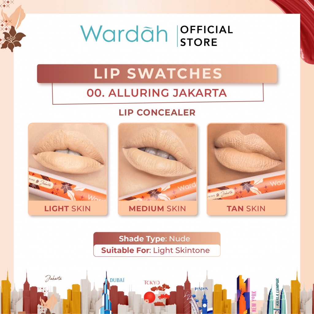 WARDAH COLORFIT LAST ALL DAY LIP PAINT 4.2 G (NEW AROUND THE WORLD)