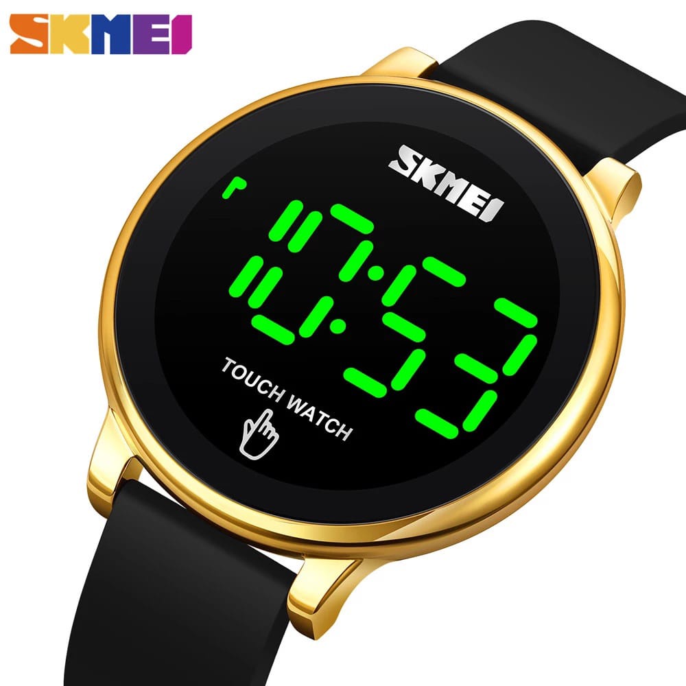 SKMEI 1842 Jam Tangan Pria Wanita Digital Sport Watch Touch Screen LED Display Tali Rubber Jam Tangan LED SKMEI 1842 FREE BOX &amp; BATERAI