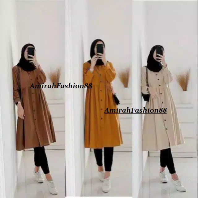 AmirahFashion88 - Tunik Zhufa / Tunik Fashion / Tunik Muslim / Tunik Terbaru / Tunik Muslim Wanita
