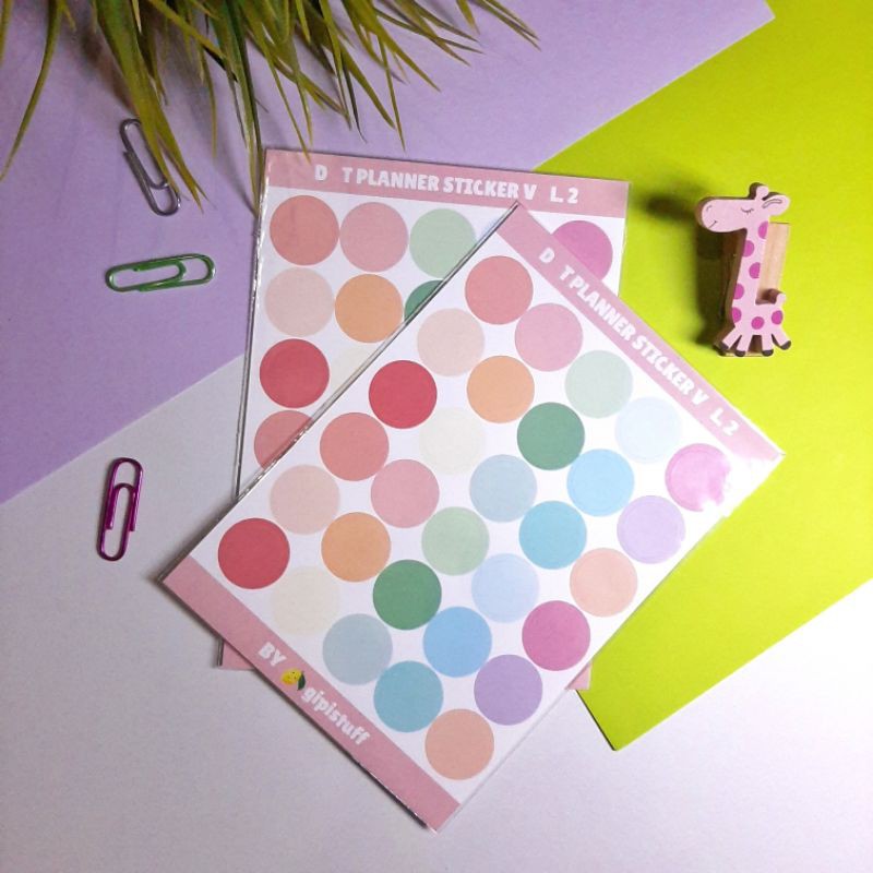 

GIPISTUFF Dot Planner Sticker Sheet [Vinyl]