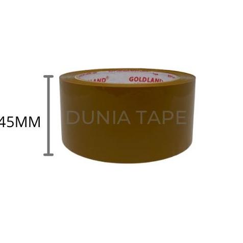 

(Dus Cargo) Lakban Bening Coklat 100 Yard Full / 45 Mm X 100 Yard - Mm