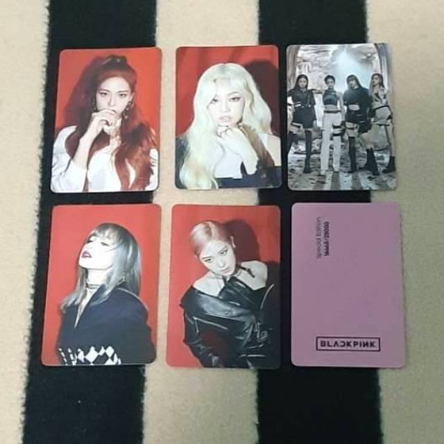 [LIMITED] [SHARING] BLACKPINK X SAMSUNG GALAXY Friends Official Photocard [Red ver.] Jennie Jisoo Lisa Album PC