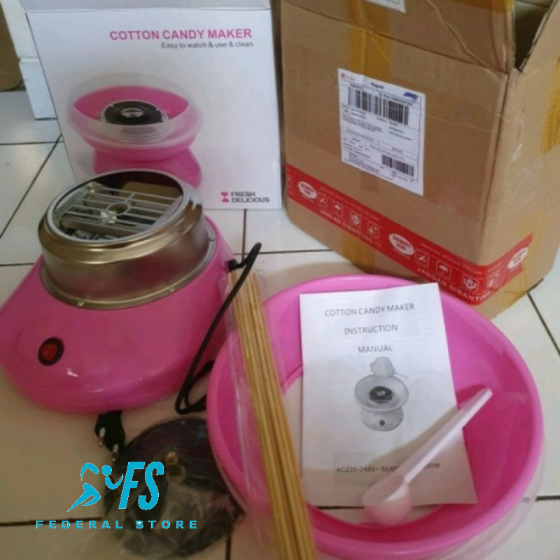 Mesin Gulali Kapas Cotton Candy Maker Machine Alat Pembuat Arum Manis
