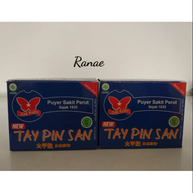 Tay Pin San Bubuk Sachet - Obat Sakit perut dan kembung