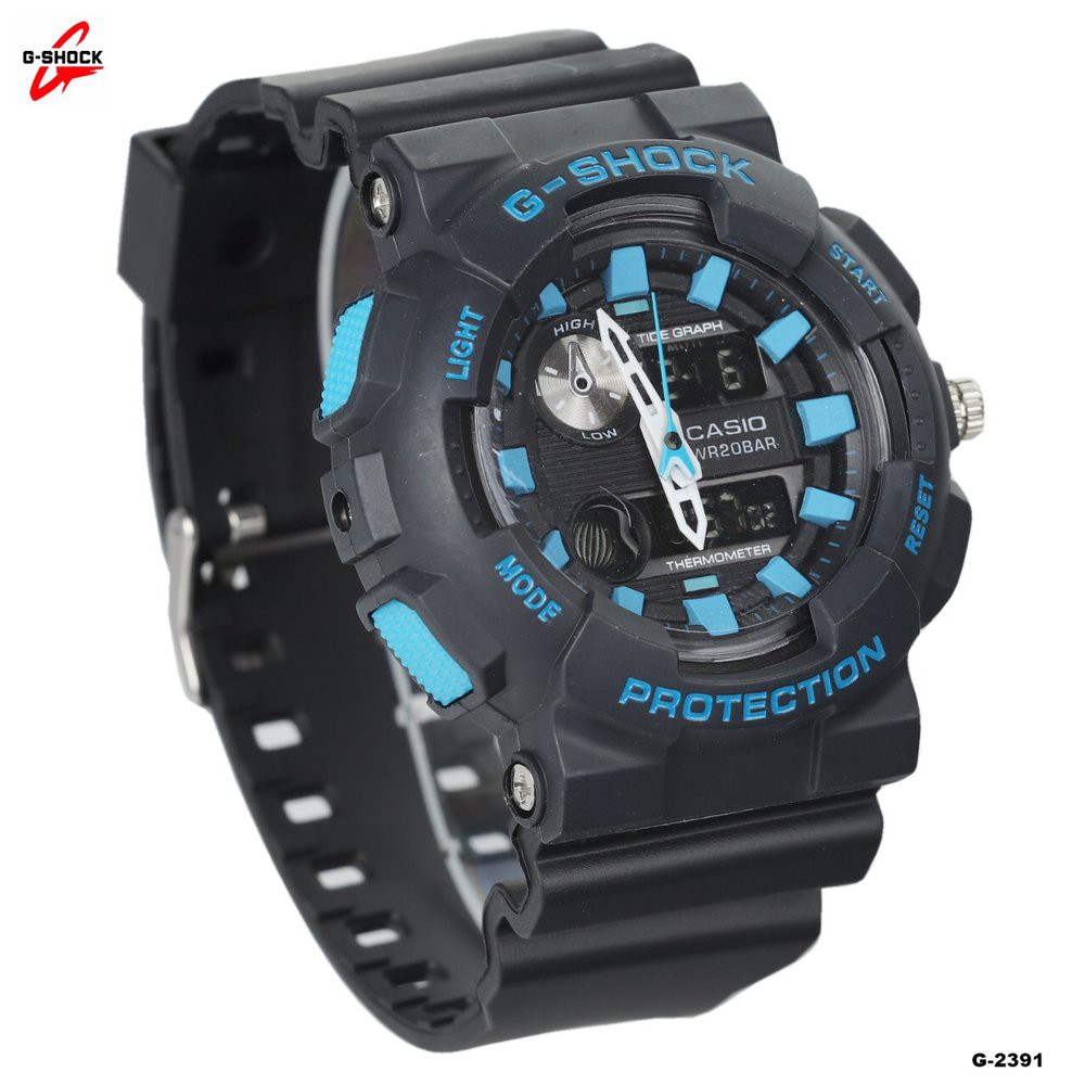 Jam Tangan Pria CASIO G-SHOCK GA-100A putih BAGUS terbatas