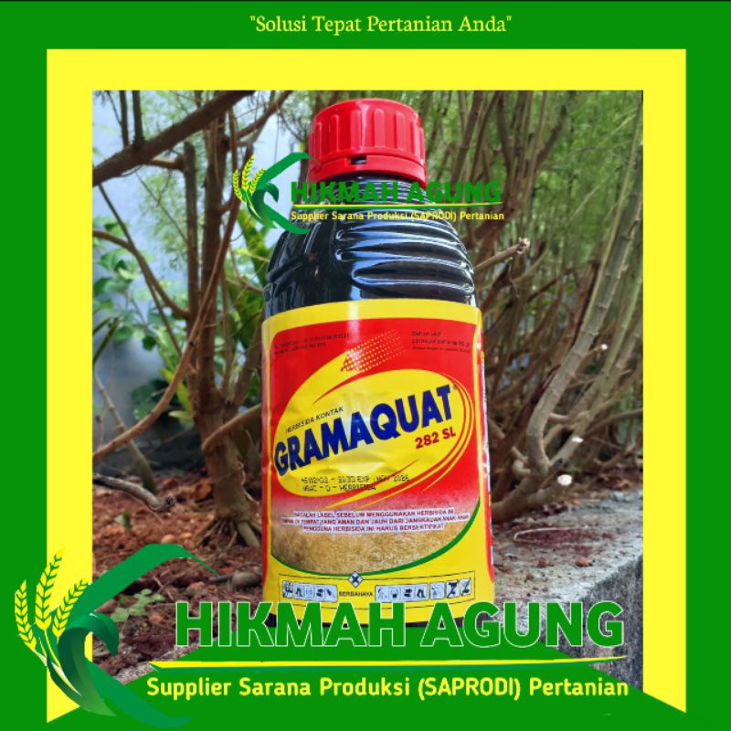 

GRAMAQUAT 282 SL 1 LITER HERBISIDA PARAKUAT PURNA TUMBUH