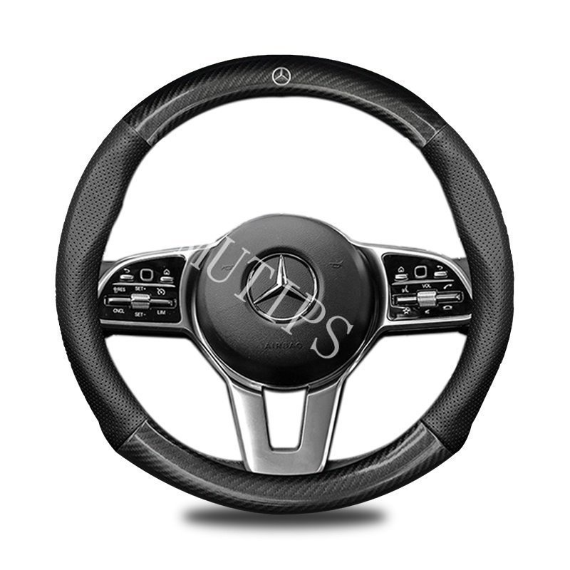 Cover Stir Mobil Bahan Kulit carbon fiber Untuk Mercedes Benz W207 W211 W205 W212 W204 W213 W218 W222 W220 W206 W124