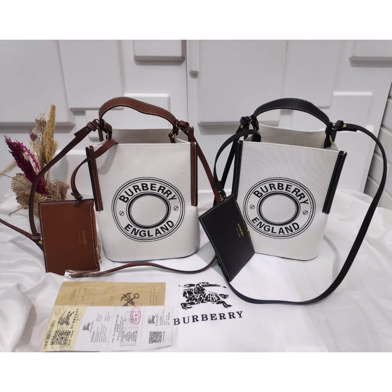 Jual BURBERRY SMALL PENNY LOGO TOTE BAG | Shopee Indonesia