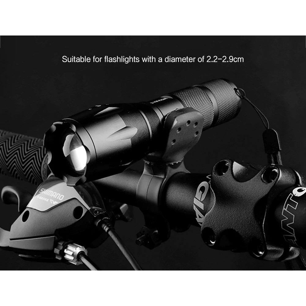 YGRETTE - Braket Bracket Mount Holder for Flashlight dudukan model senter untuk lampu led sepeda