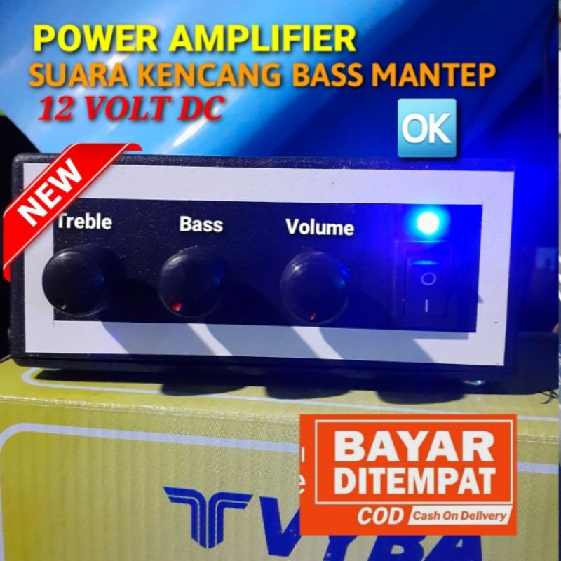 PROMO POWER AMPLIFIER 12 VOLT DC