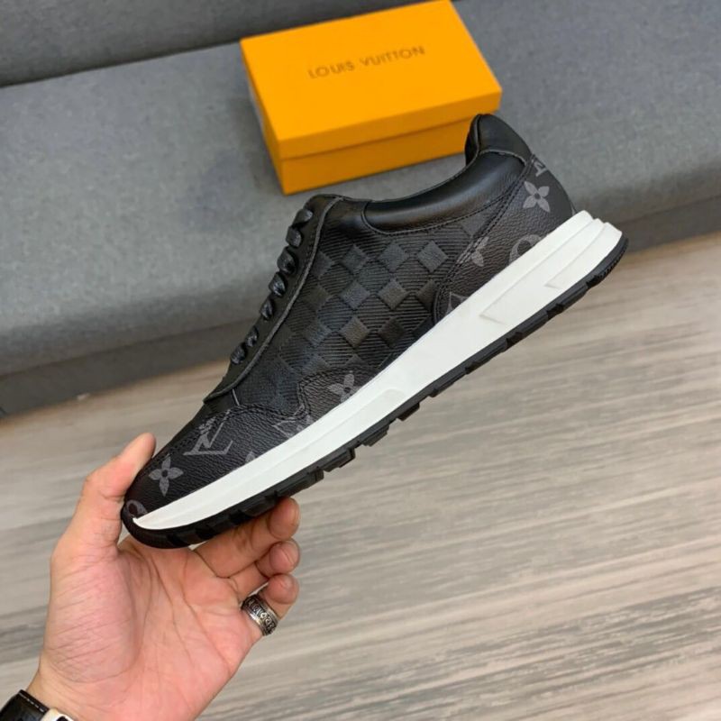 sepatu lv sneaker mirror quality shoes pria