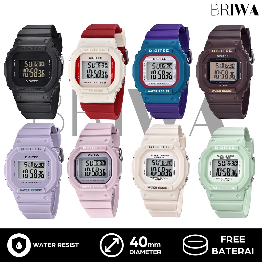 Jam Tangan Wanita Digital - Digitec BDG-7024T BDG7024T - Original