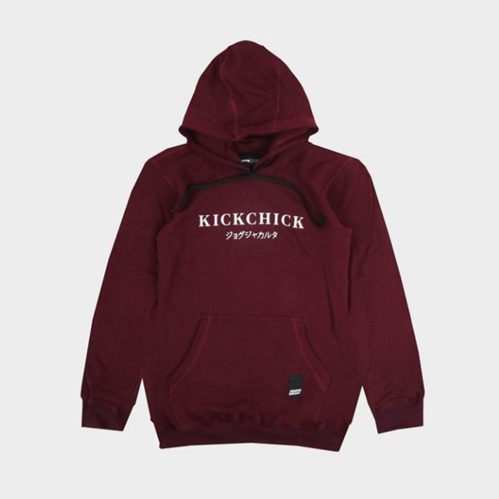 HOODIE KICKCHICK WARNA MERAH MARON