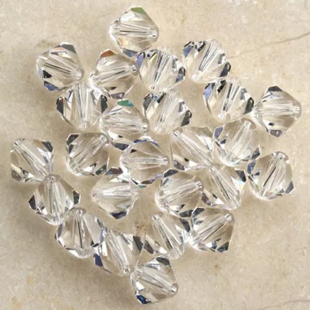 Kristal payet batu kristal bening 3mm dan 5mm