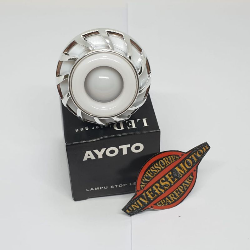 LAMPU PROJIE MOTOR LED AYOTO STOP F01 RED BLUE RED